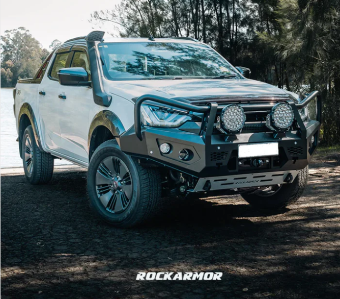 ROCKARMOR GT HOOP STEEL BULLBAR TO SUIT ISUZU DMAX08/2020+ (Full Bar Replacement)