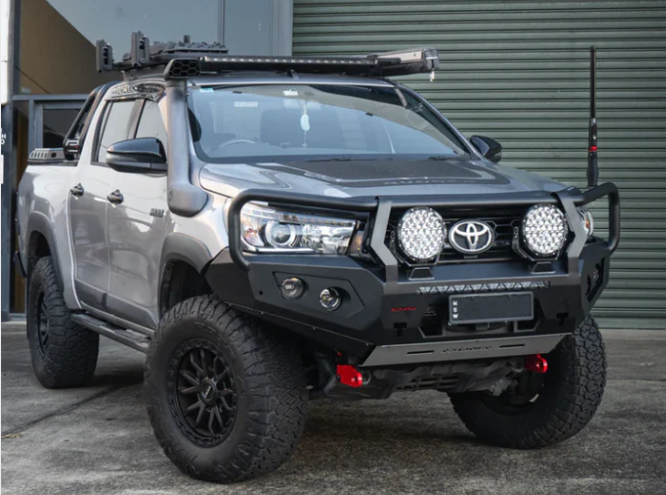 ROCKARMOR GT STEEL HOOP BULLBAR TO SUIT TOYOTA HILUX BULLBAR 2015 -2020